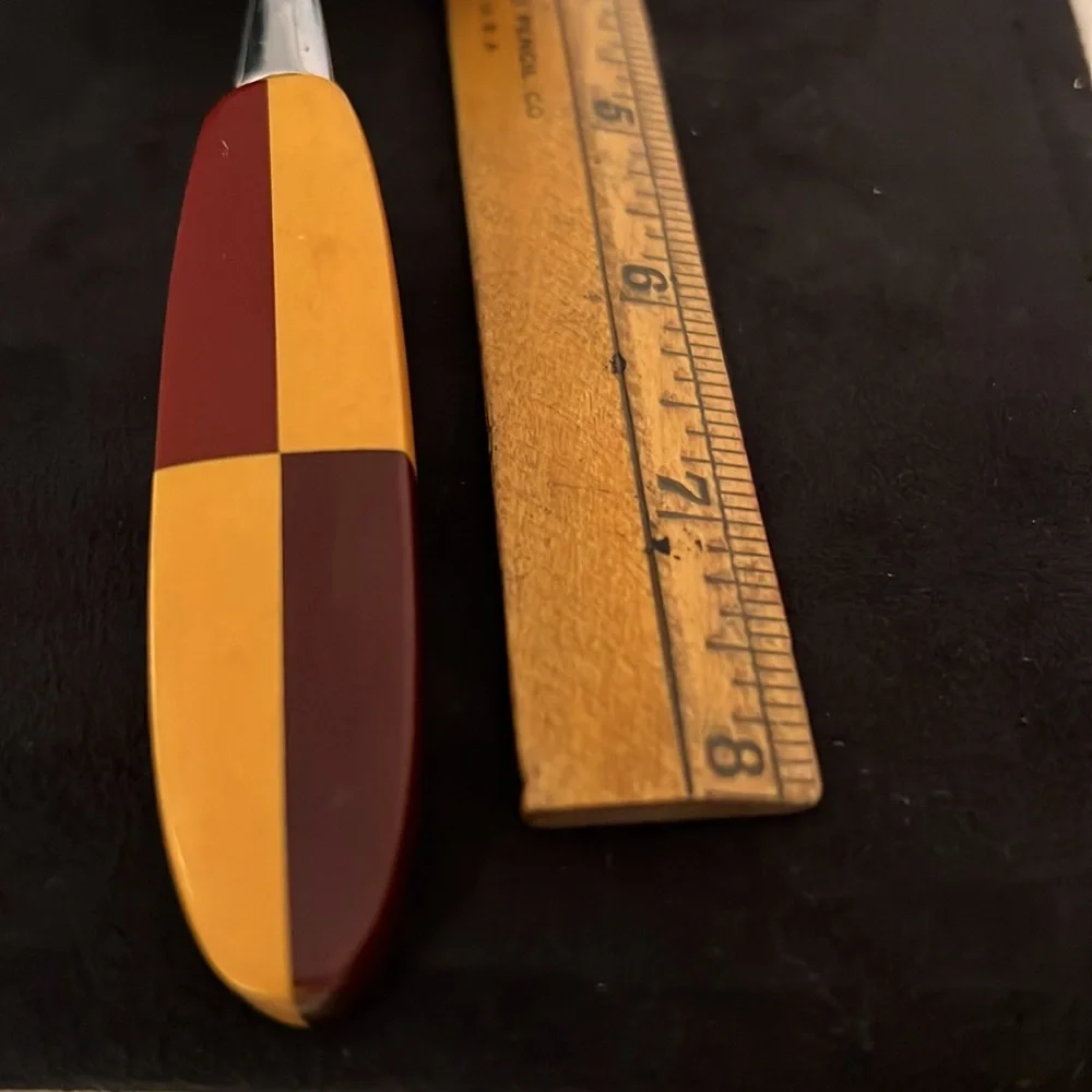 Stunning 1930s 40s Bakelite & Chrome German signed pie server